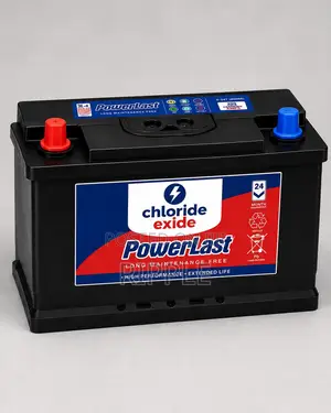 75Ah Chloride Exide PowerLast DIN75 510CCA MF Car Battery