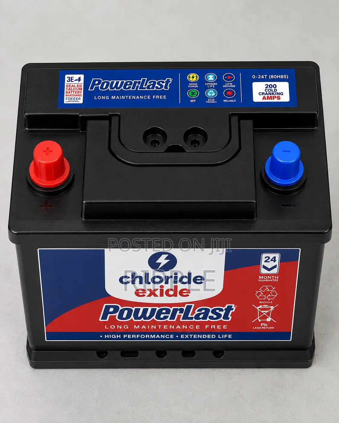 75Ah Chloride Exide PowerLast DIN75 510CCA MF Car Battery
