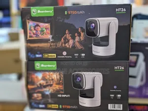 Smartbarry HT26 Portable 4K Rechargeable Projector