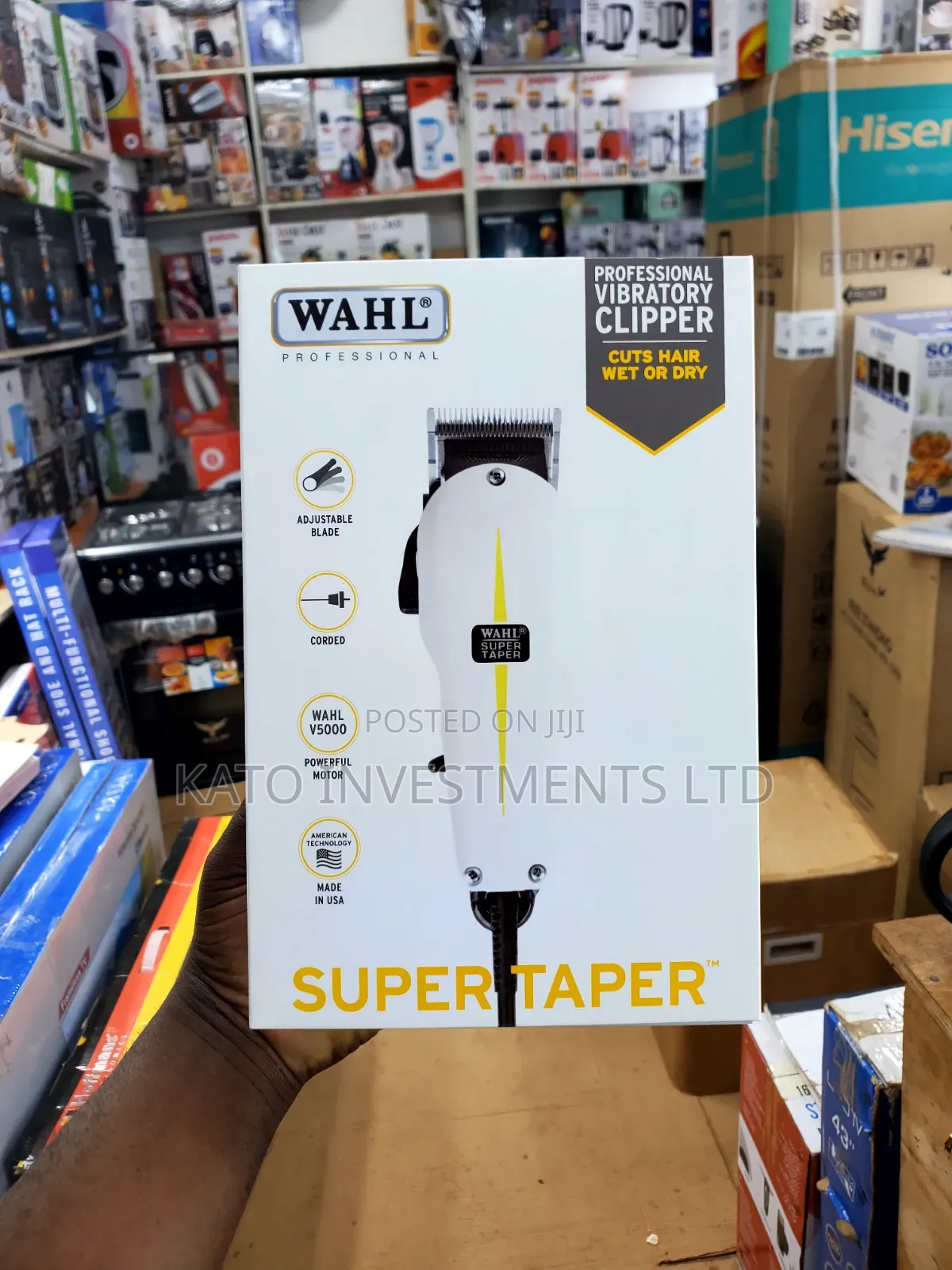 Wahl Professional Super Taper Corded Vibratory Hair Clipper.
