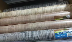 45cm X 10m PVC Self-Adhesive Wood Grain and Textured Wallpaper Film