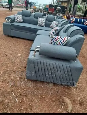 6 Seats L Sofa