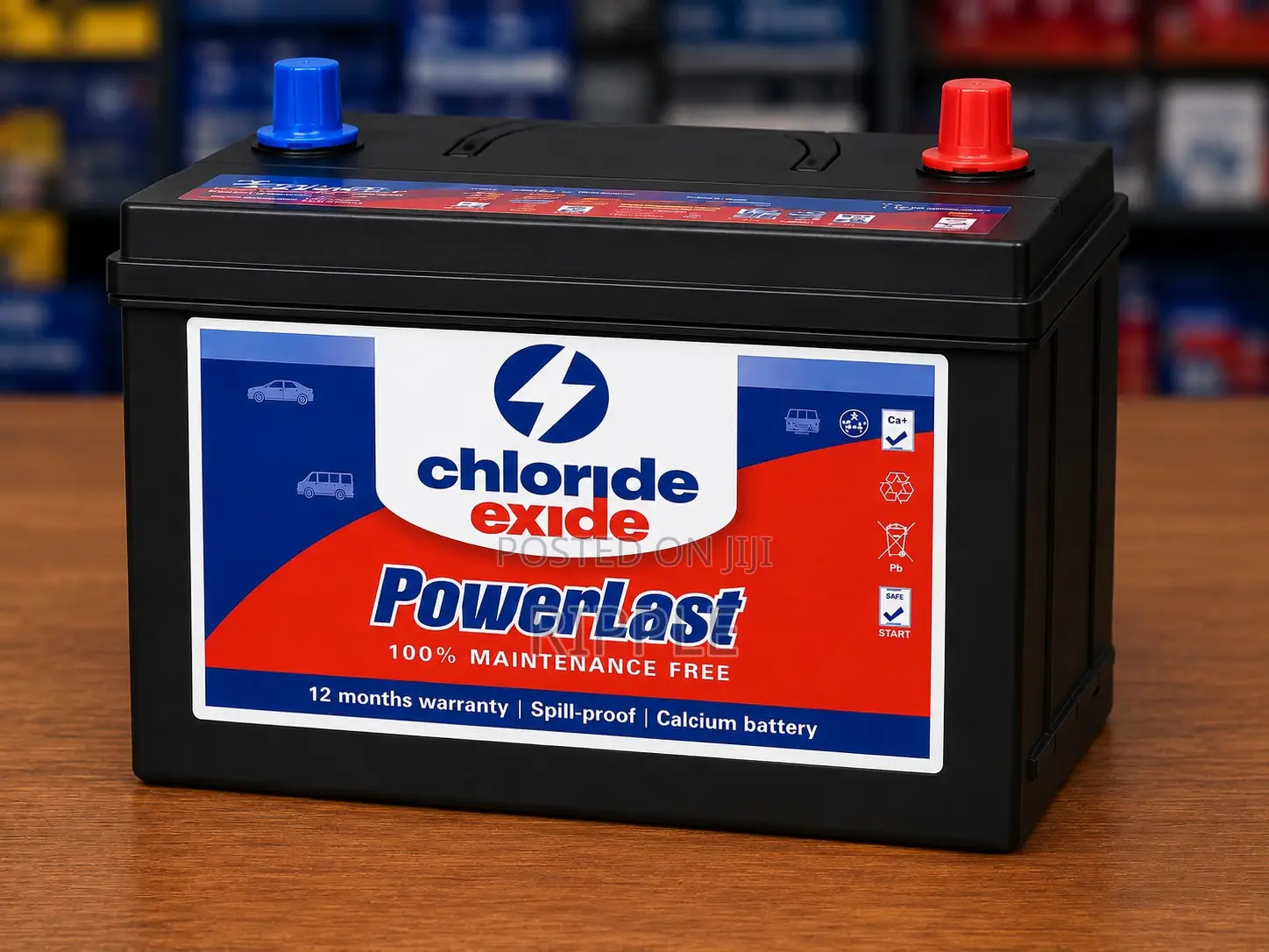 65Ah Chloride Exide PowerLast NS70MFL 417CCA Maintenance Free Battery