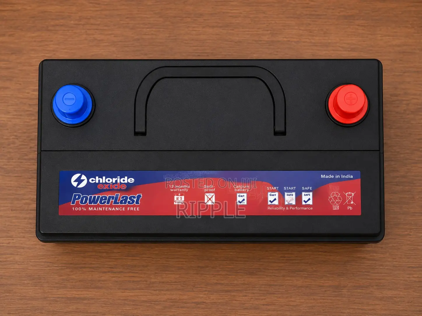 65Ah Chloride Exide PowerLast NS70MFL 417CCA Maintenance Free Battery