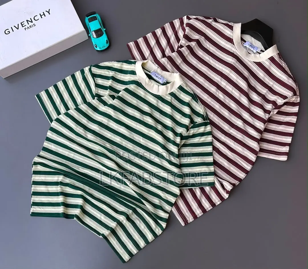 Designer Striped  Unisex Tshirts