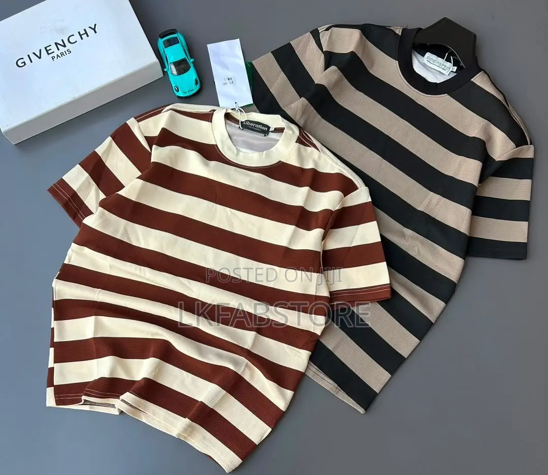 Designer Striped  Unisex Tshirts