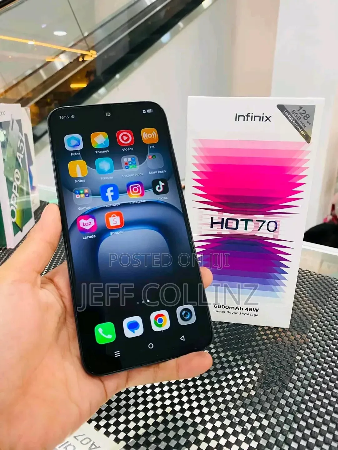 New Infinix Hot 70 256 GB Gray