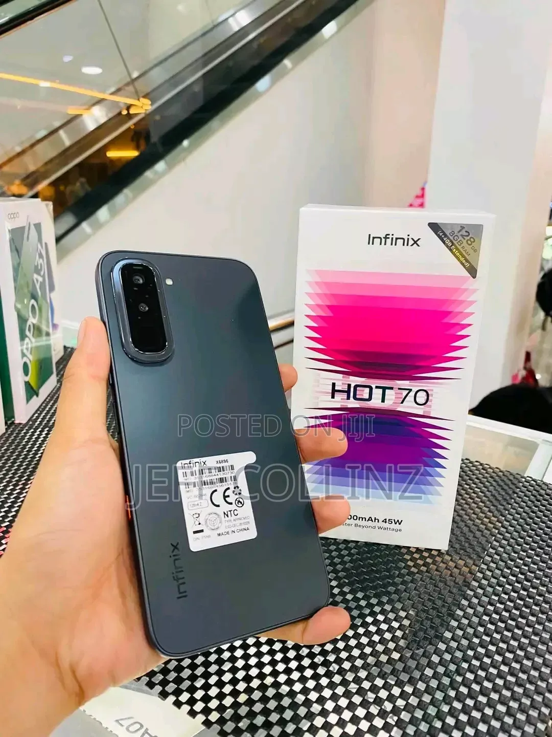 New Infinix Hot 70 256 GB Gray