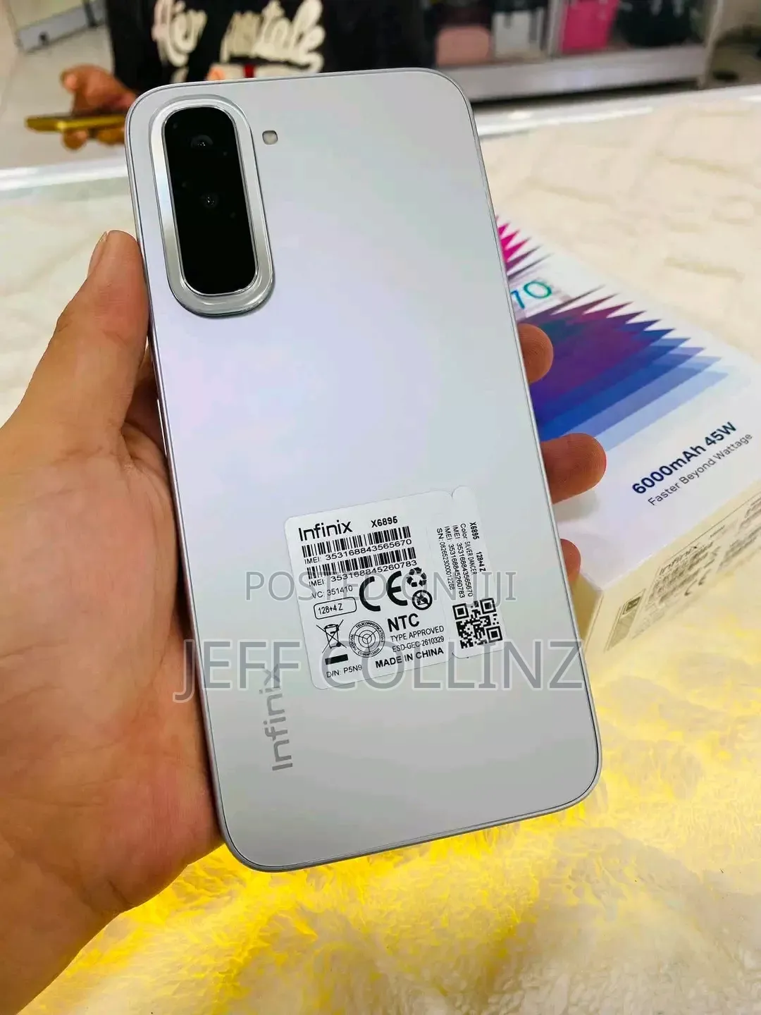 New Infinix Hot 70 256 GB Gray
