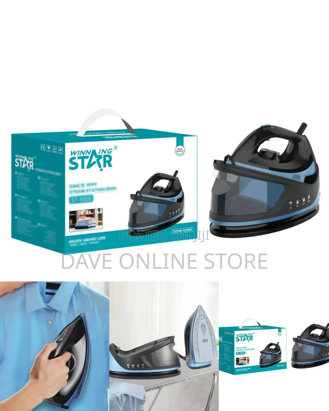 Winning Star ST-5005 Is a 2250W Heavy-Duty Steam Station Iron