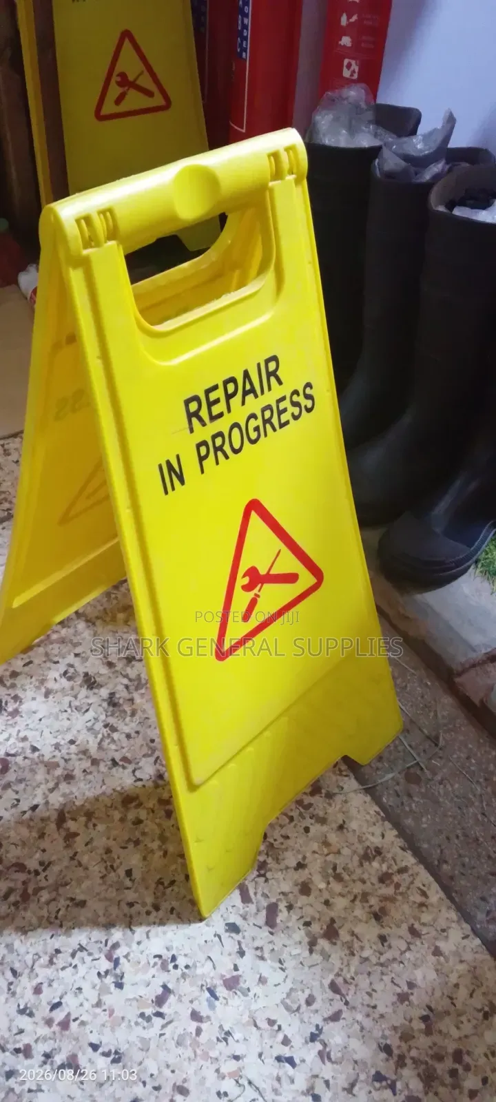Men at Work Caution Signs