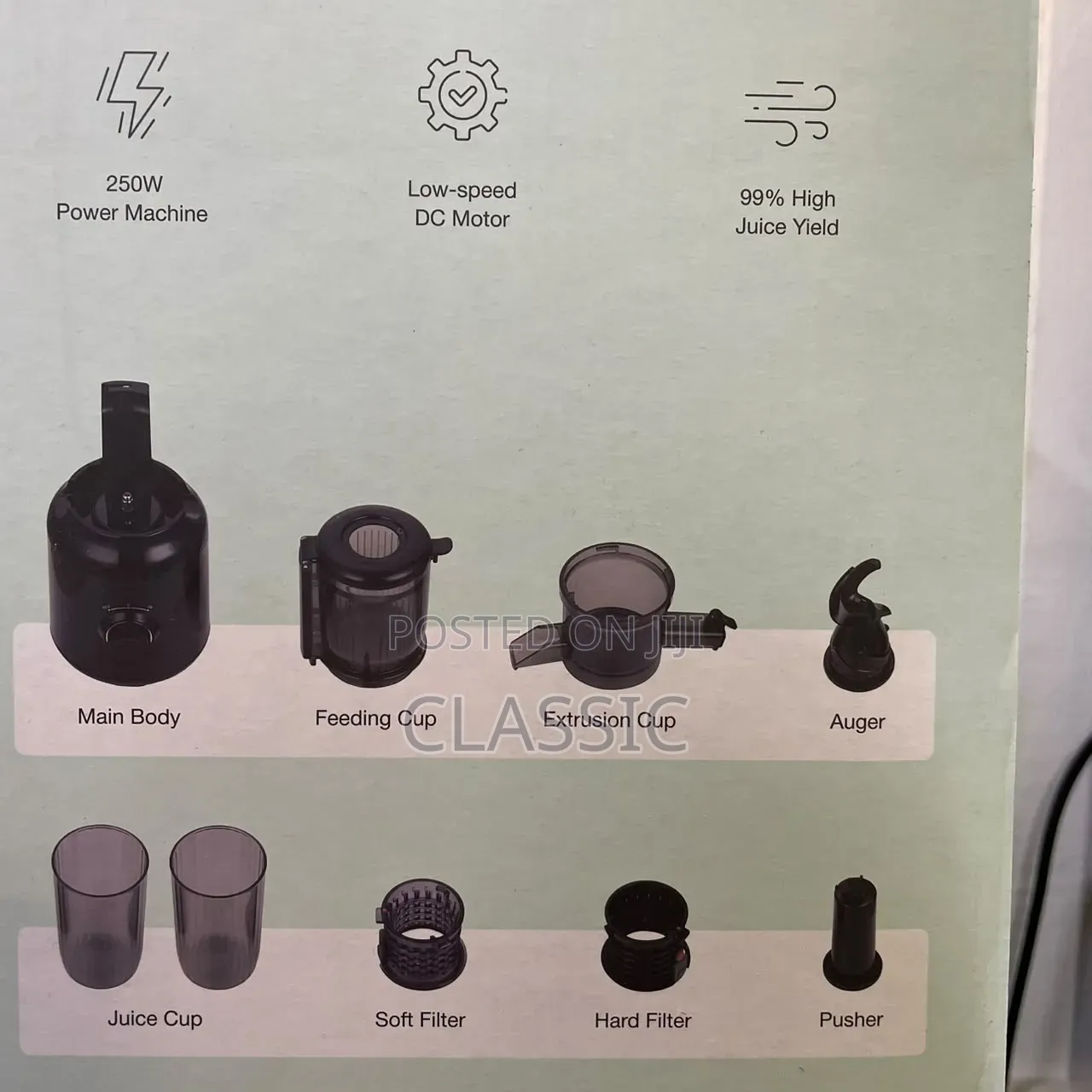 Green Lion Slow Juicer With Pure Copper Motor