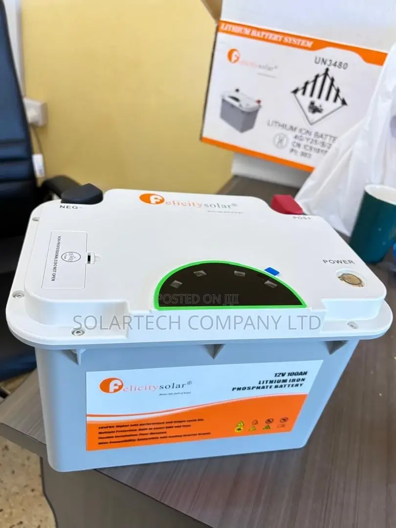 Felicity 1.28kWh 100Ah LiFePO4 Deep Cycle Solar Battery
