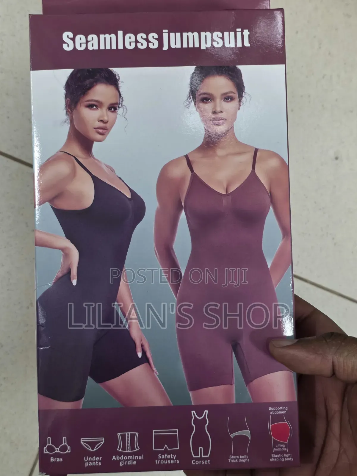 Women's Seamless Full-Body Shapewear Jumpsuit