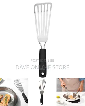 Eotia 24.5cm Stainless Steel and Polypropylene Slotted Turner