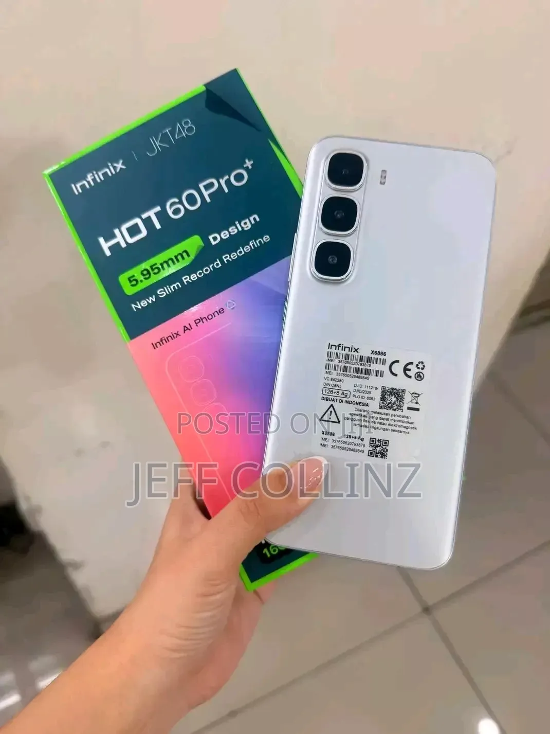 New Infinix Hot 60 Pro+ 256 GB Gray