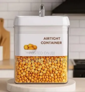 Premium Airtight Food Storage Container With Easy-Pour Lid, 2.8 Litres