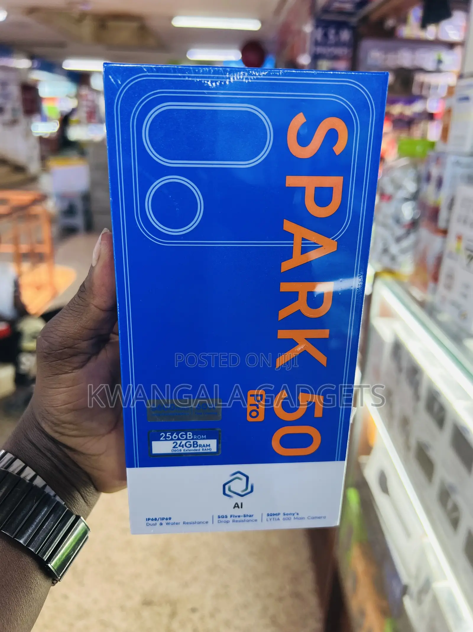 New Tecno Spark 50 Pro 256 GB Black