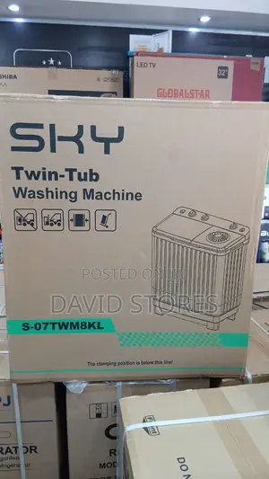 Sky 8KG Twin Tub Washing Machine – Powerful & Efficient