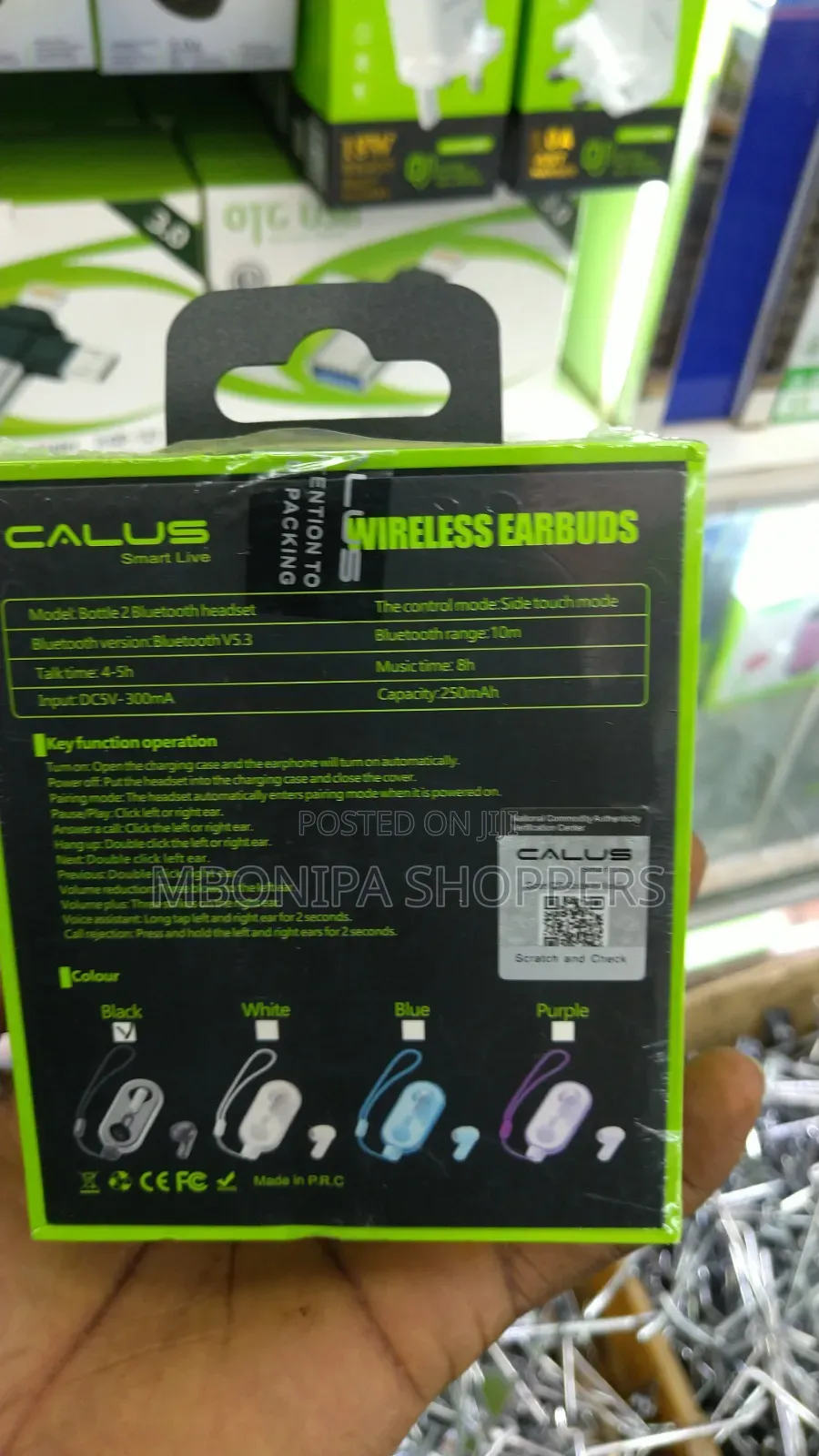 Calus Bottle 2 Wireless Earbuds