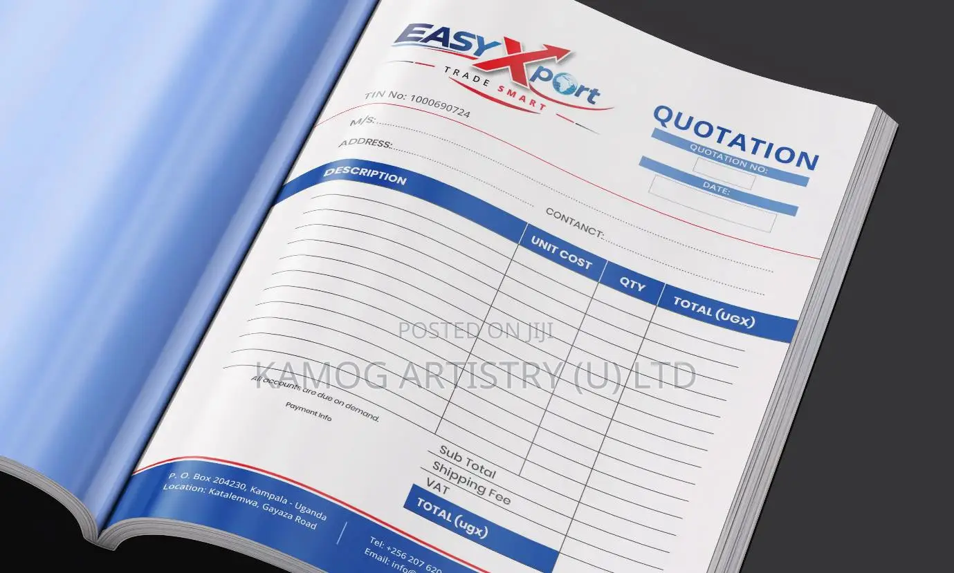 Custom A4 Invoice, Quotation & Delivery Books – Full Colour