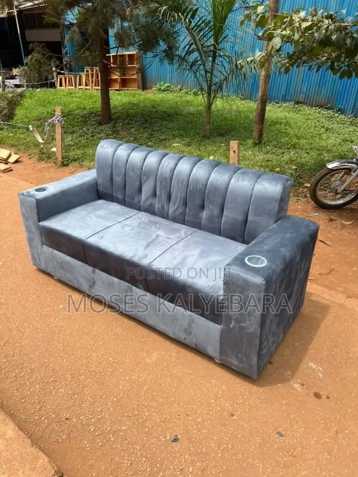 Grey 3 Seater Sofa