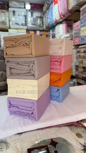 5x6/6x6. Cotton Bedsheet . Plain Colors