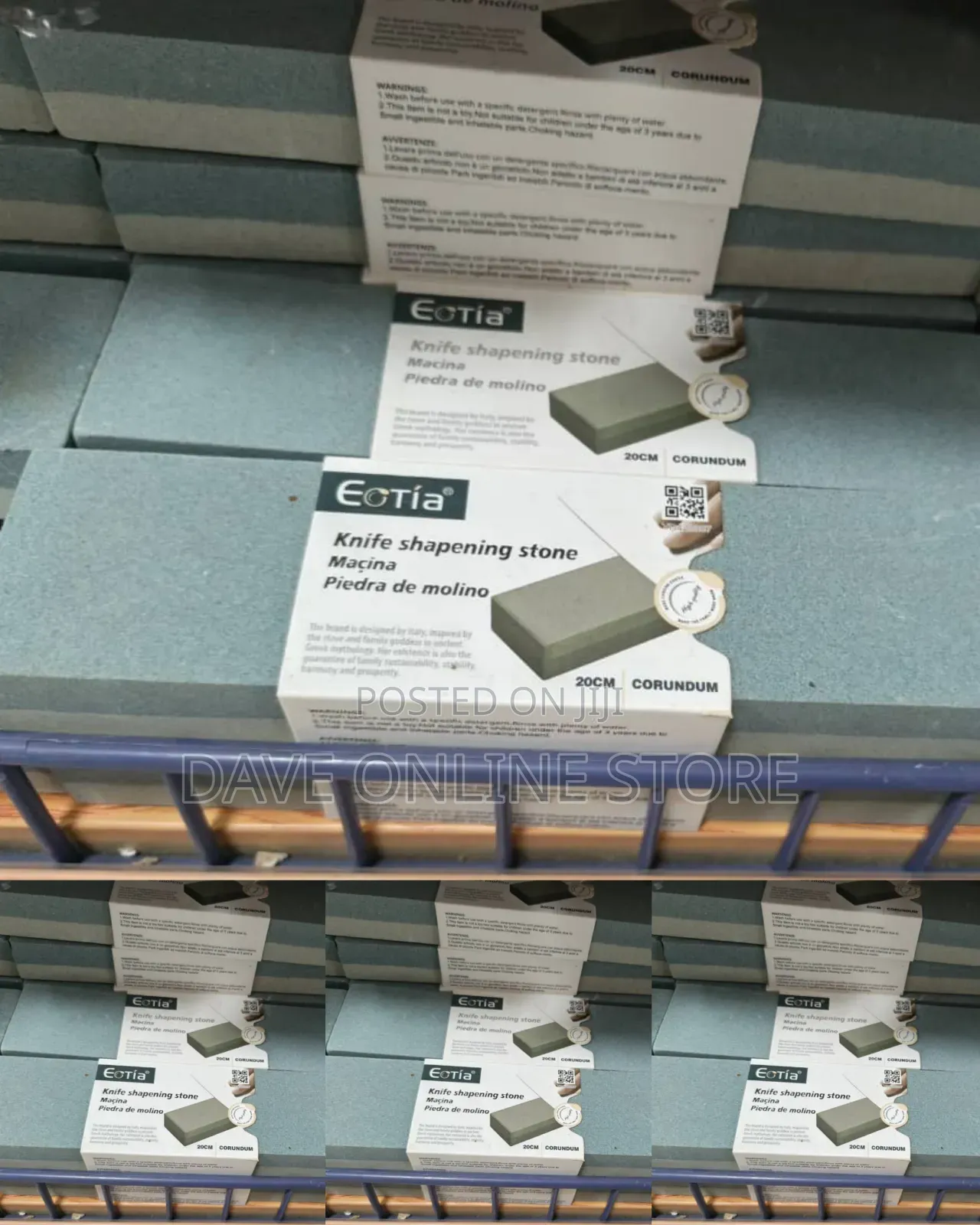 Eotia 20cm Corundum Knife Sharpening Stone