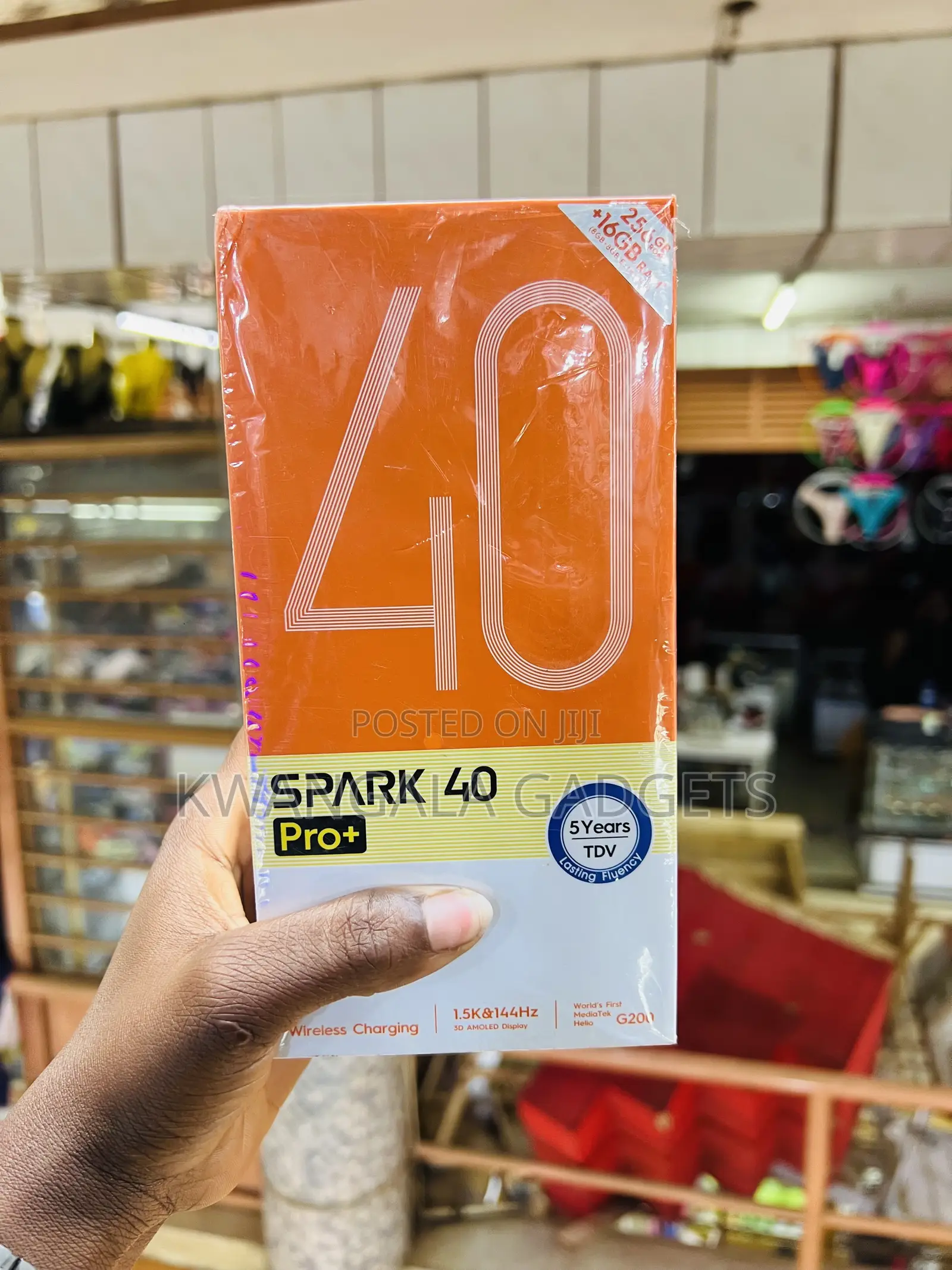 New Tecno Spark 40 Pro+ 256 GB Black