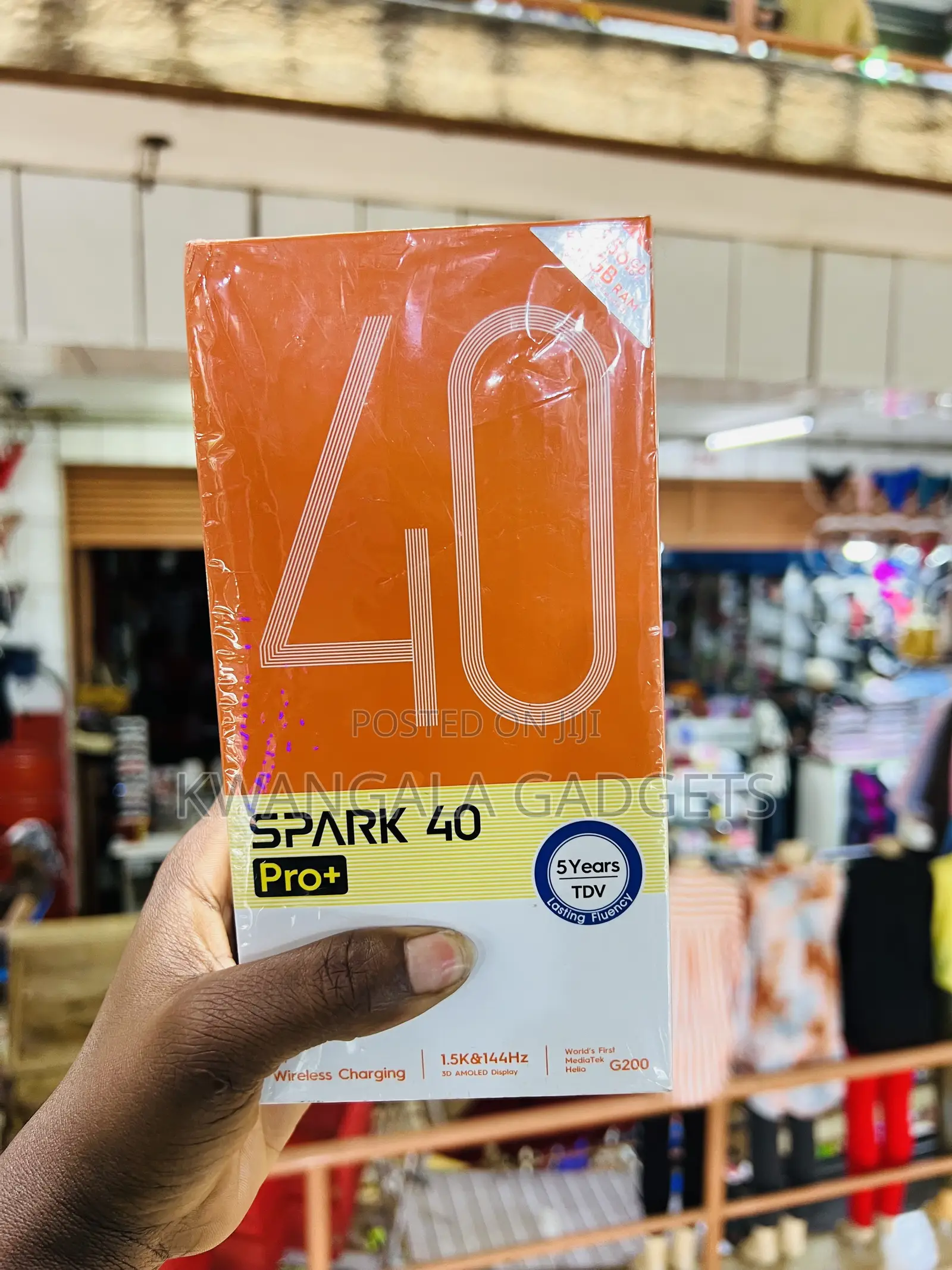 New Tecno Spark 40 Pro+ 256 GB Black