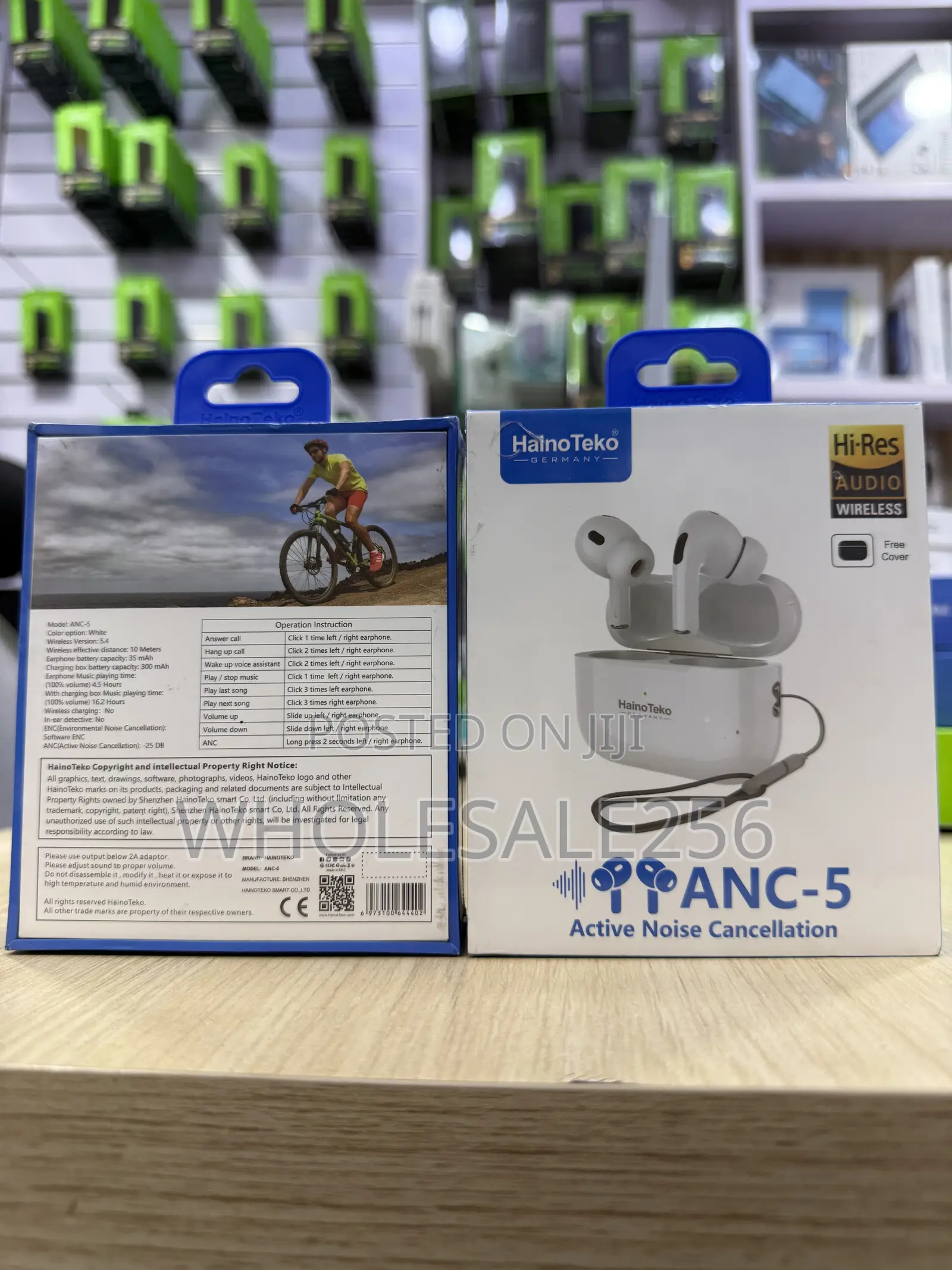 HainoTeko ANC-5 Wireless Earphones With Active Noise Cancellation(ANC)