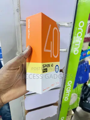 New Tecno Spark 40 Pro+ 256 GB Black