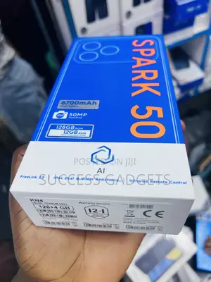 New Tecno Spark 50 128 GB Black