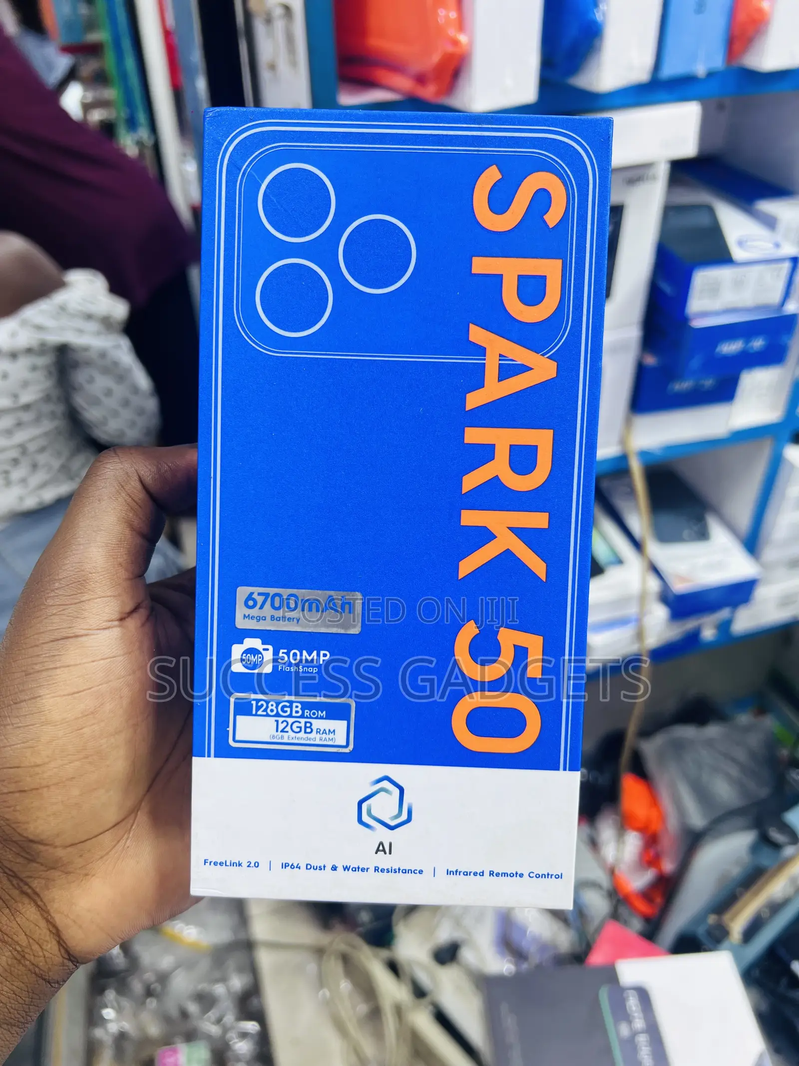 New Tecno Spark 50 128 GB Black