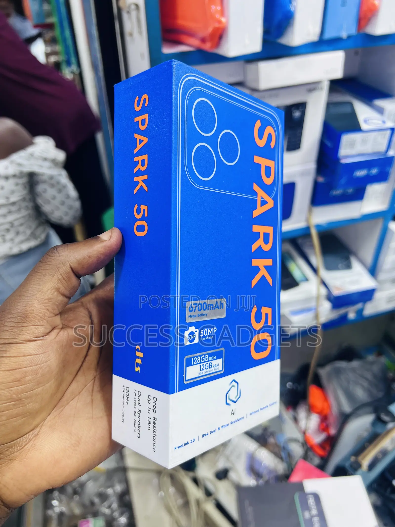 New Tecno Spark 50 128 GB Black