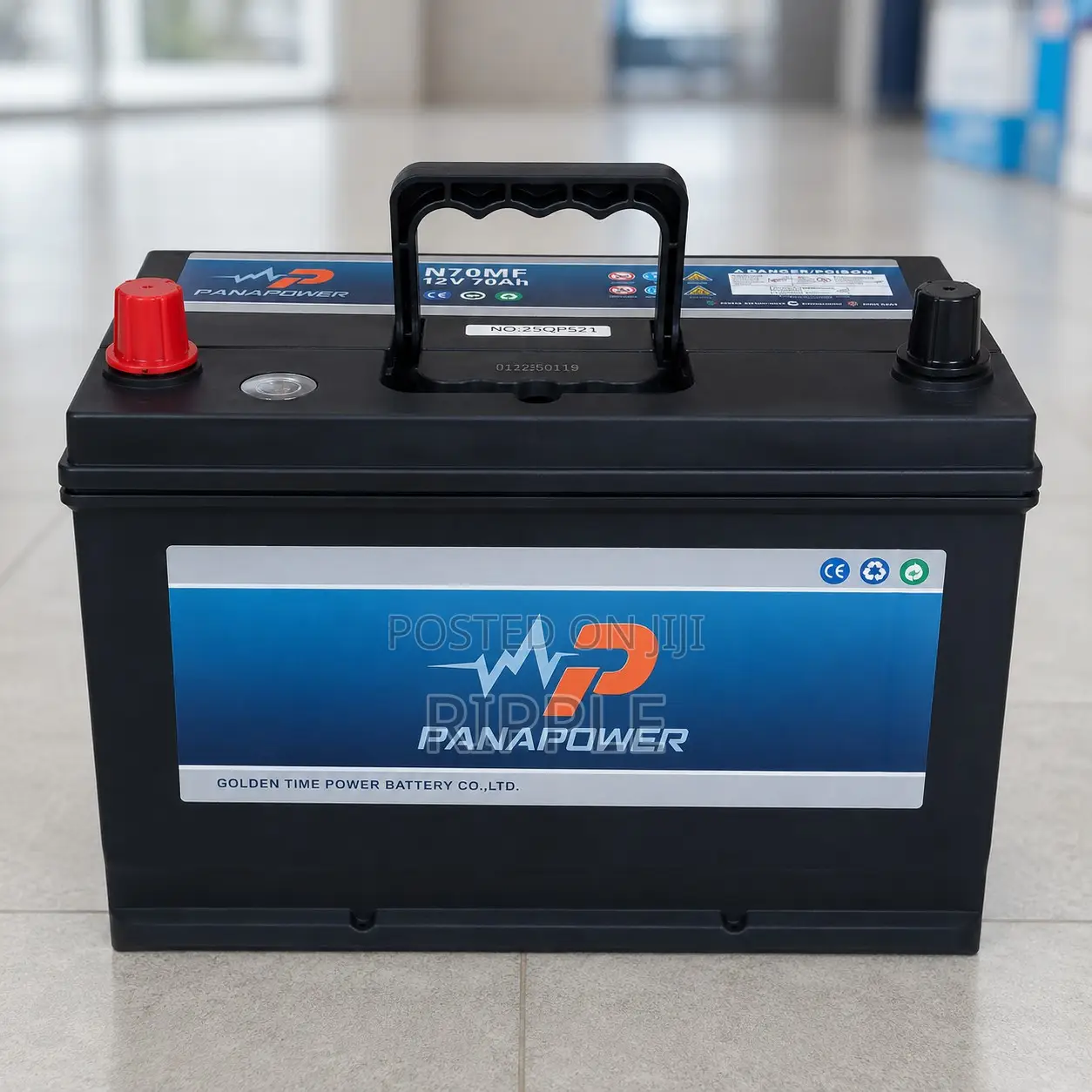 70Ah Panapower N70MF Maintenance Free Car Battery 12V