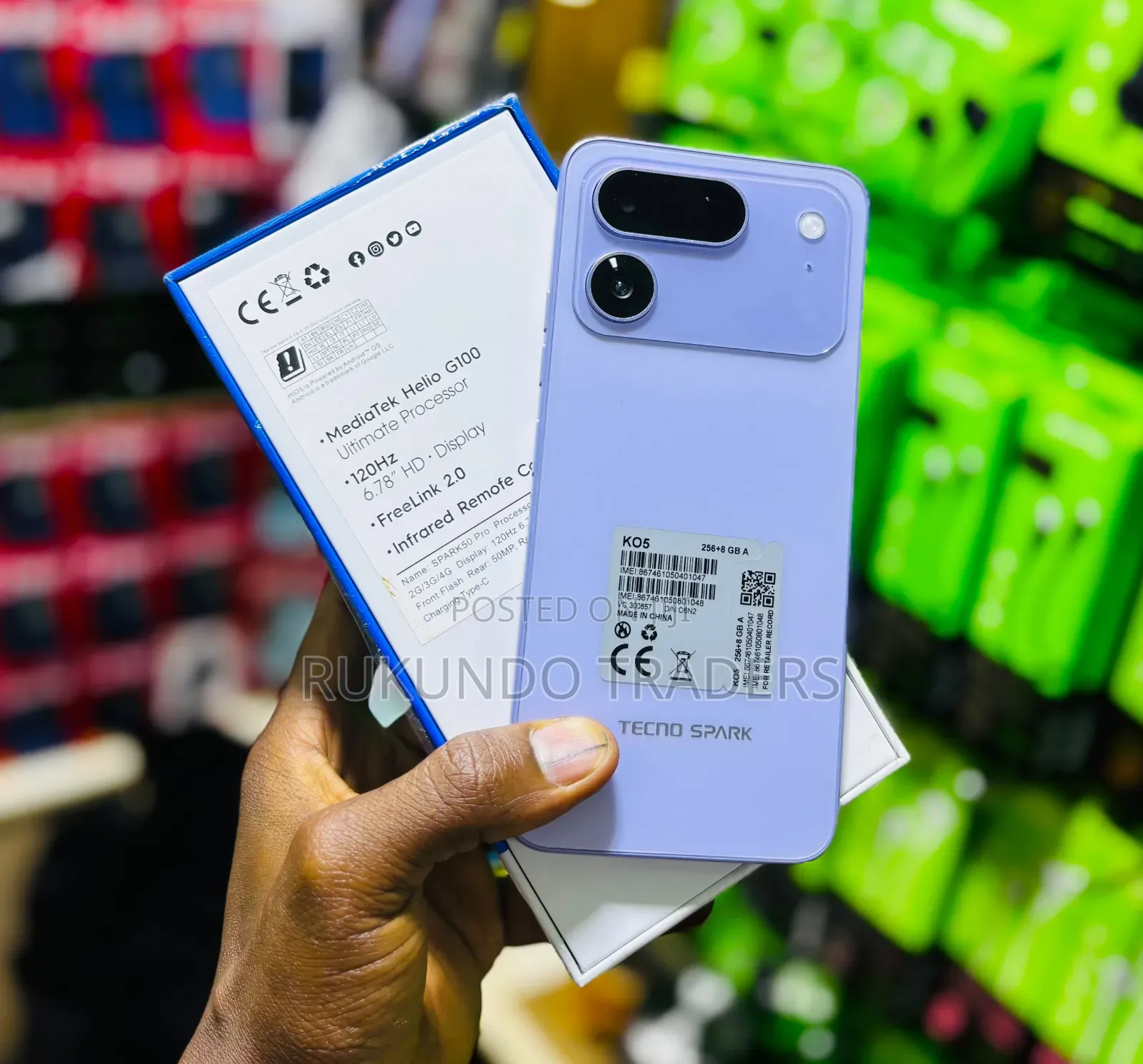 New Tecno Spark 50 Pro 256 GB Purple