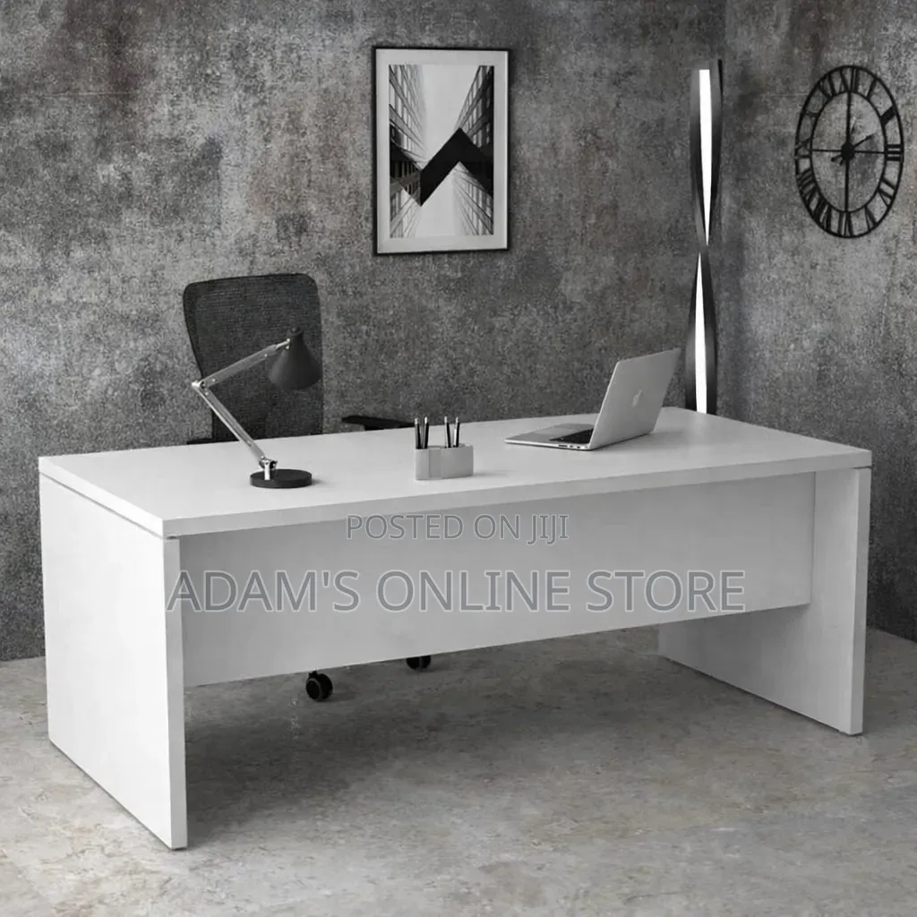 White Office Table Desk 5ft Length