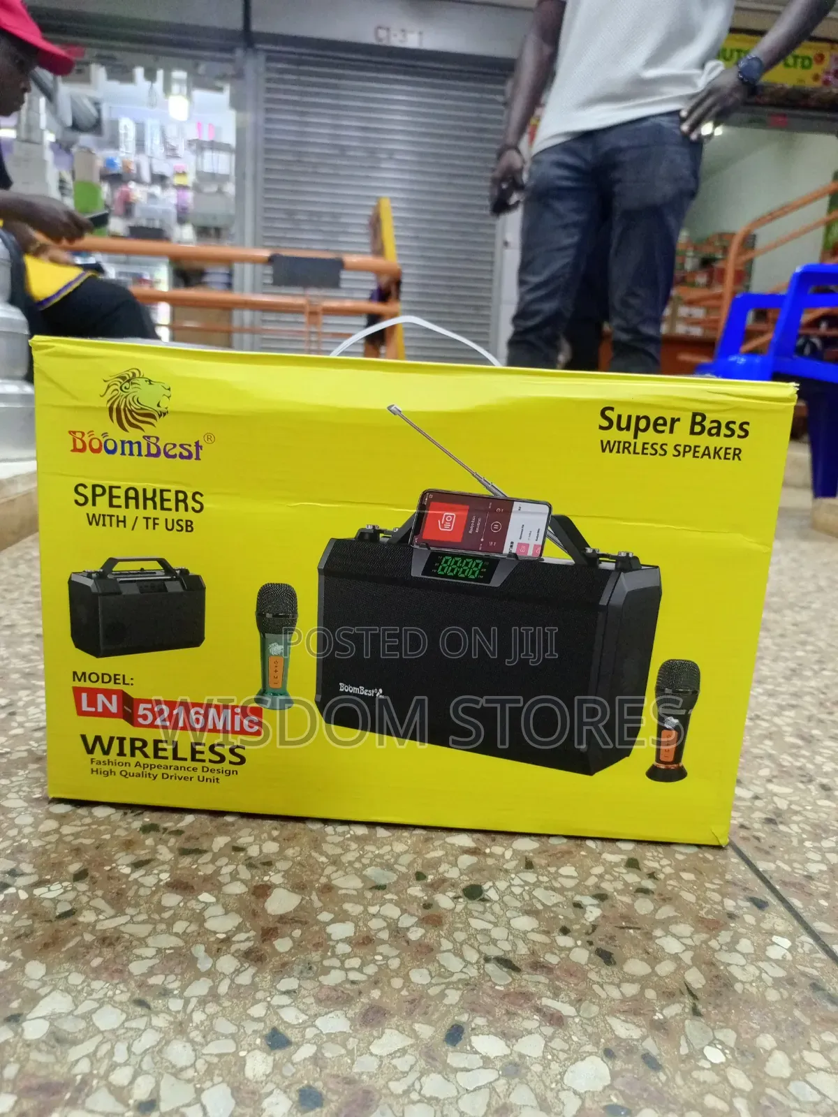 BoomBest LN-5216Mic Wireless Speaker, With Heavy-Bass