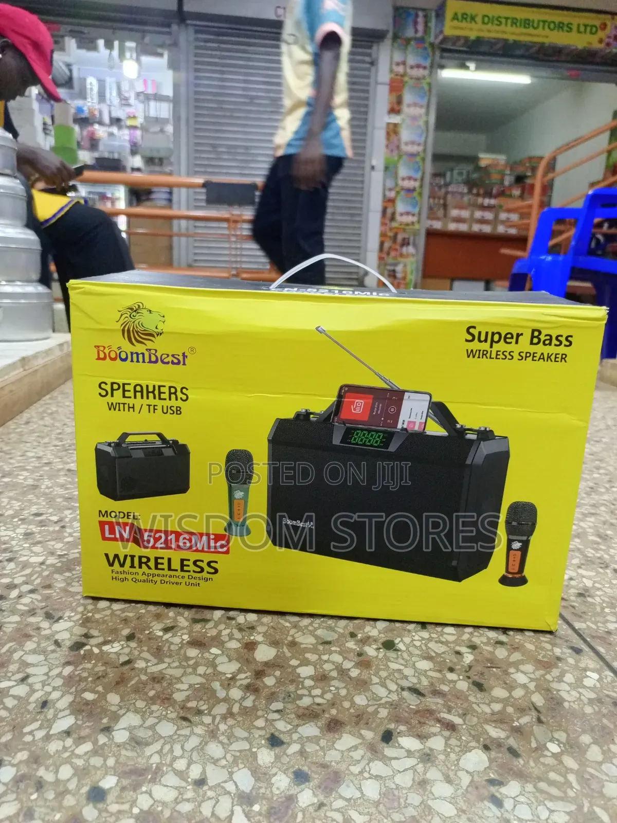 BoomBest LN-5216Mic Wireless Speaker, With Heavy-Bass