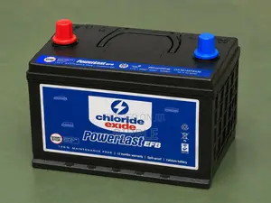 80Ah Chloride Exide PowerLast N70MF EFB 600CCA Start-Stop Battery 12V