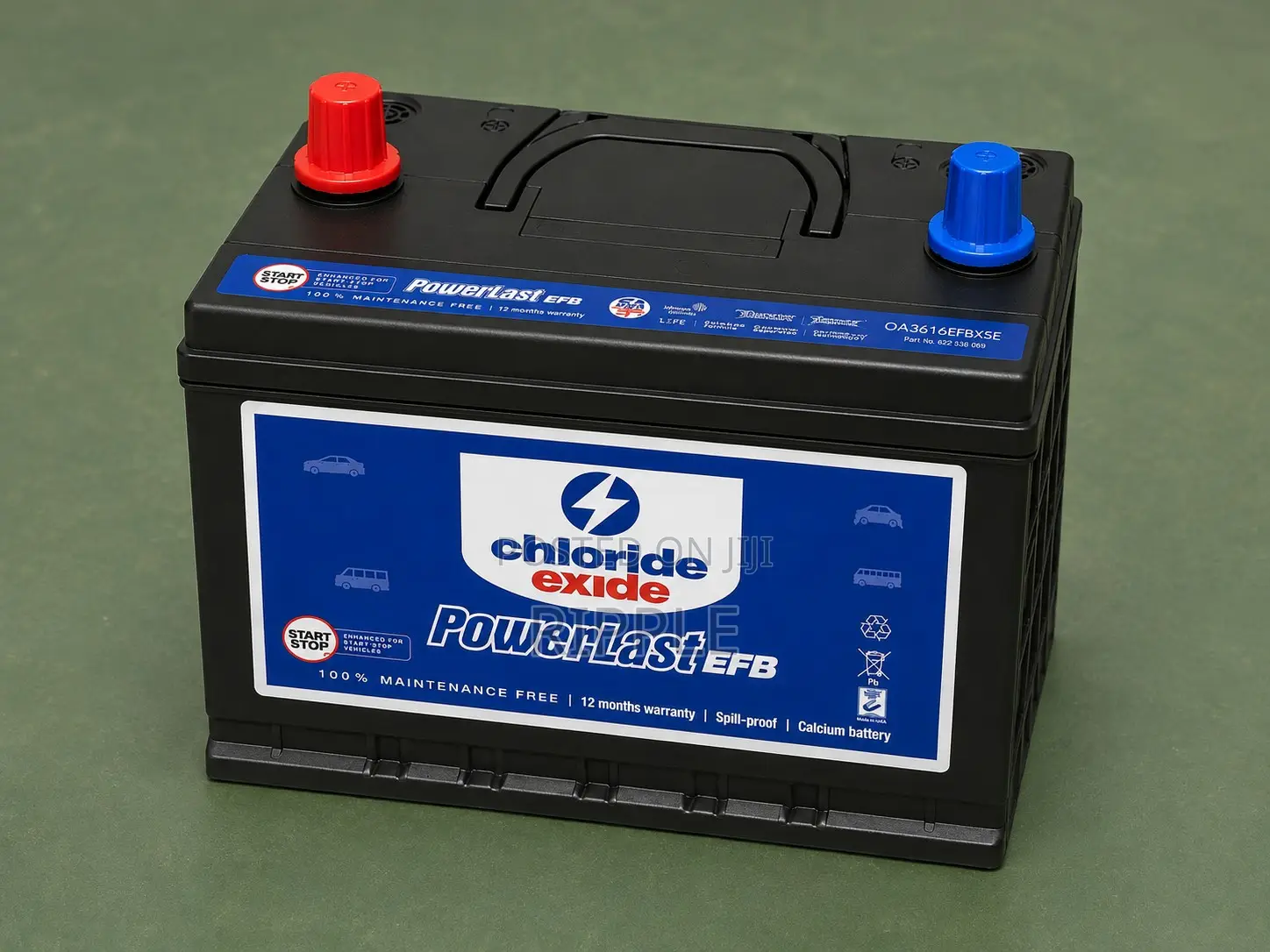 80Ah Chloride Exide PowerLast N70MF EFB 600CCA Start-Stop Battery 12V