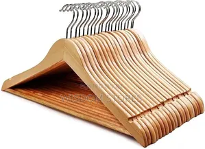 12pcs Wooden Clothes Hangers