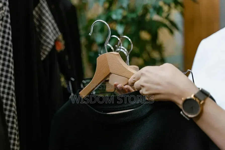 12pcs Wooden Clothes Hangers