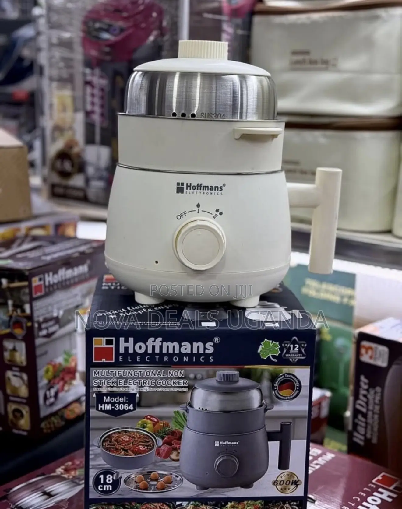 Hoffmans 3 Layer Multifunctional Non-Stick Electric Cooker HM-3064