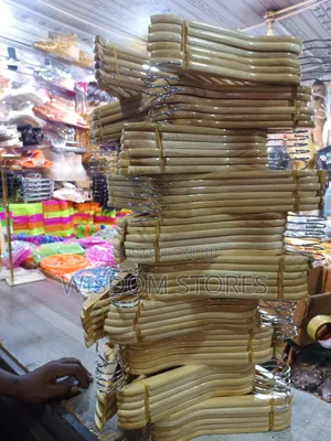 Solid Wooden Clothes Hangers -12pcs