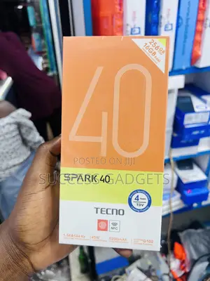 New Tecno Spark 40 256 GB Black