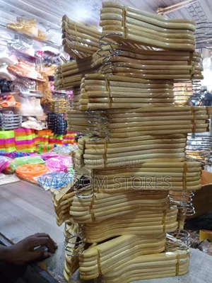 Solid Wooden Clothes Hangers -12pcs