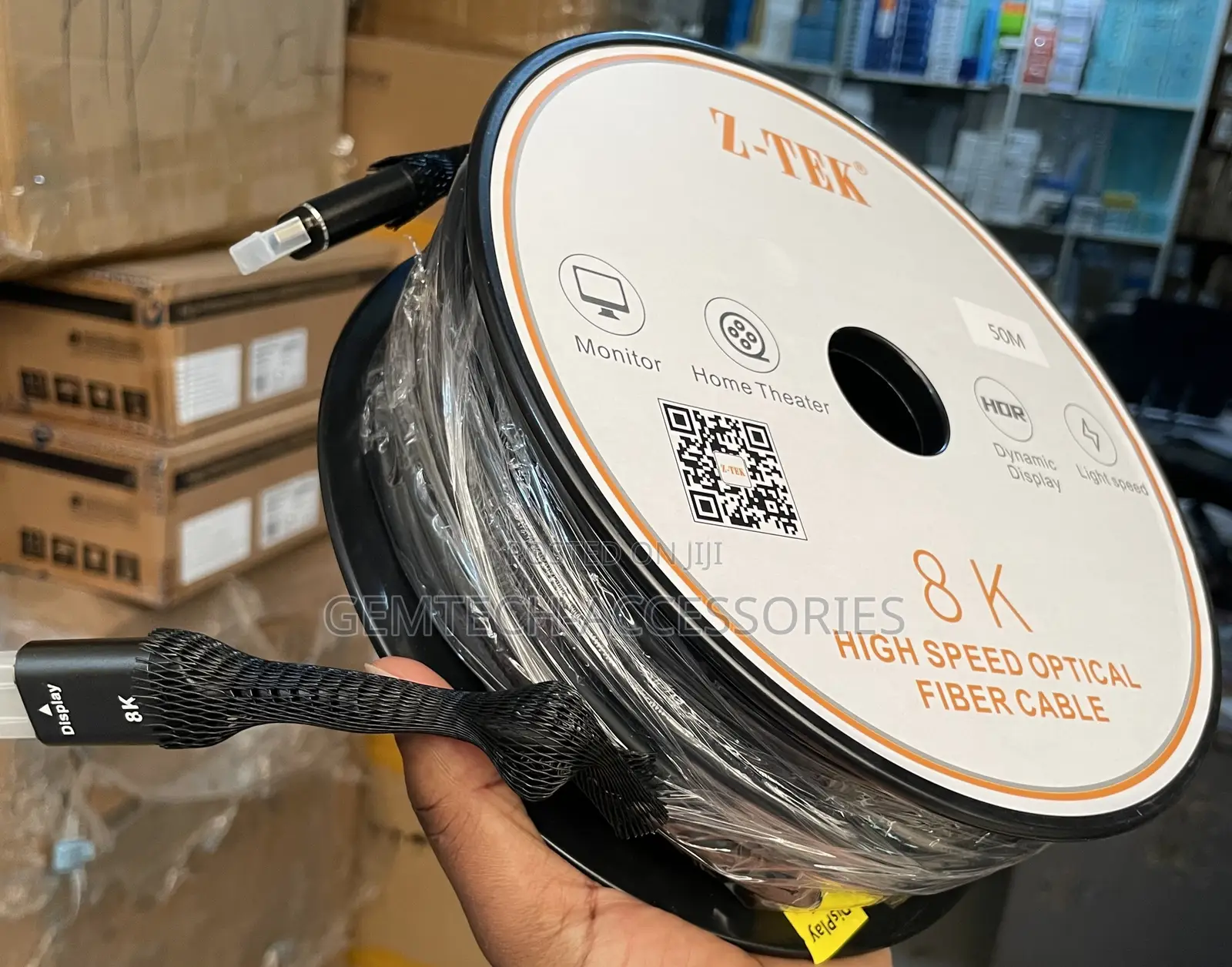 Hdmi Cable 50m 8k Fiber Optical Pure Copper