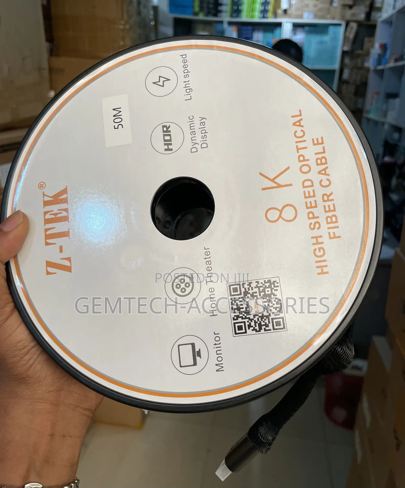 Hdmi Cable 50m 8k Fiber Optical Pure Copper